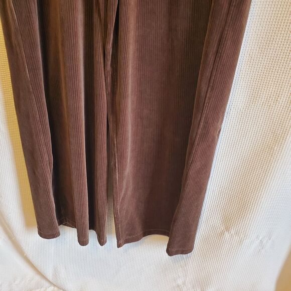 Lululemon Scuba Super Wide Leg Pants Velvet Womens 14 XL Brown Stretch Comfort - Picture 4 of 8